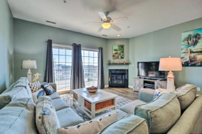 Downtown Ocean City Condo Balcony with Inlet View